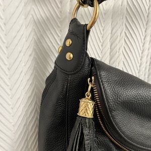 Boho oversized satchel- real leather